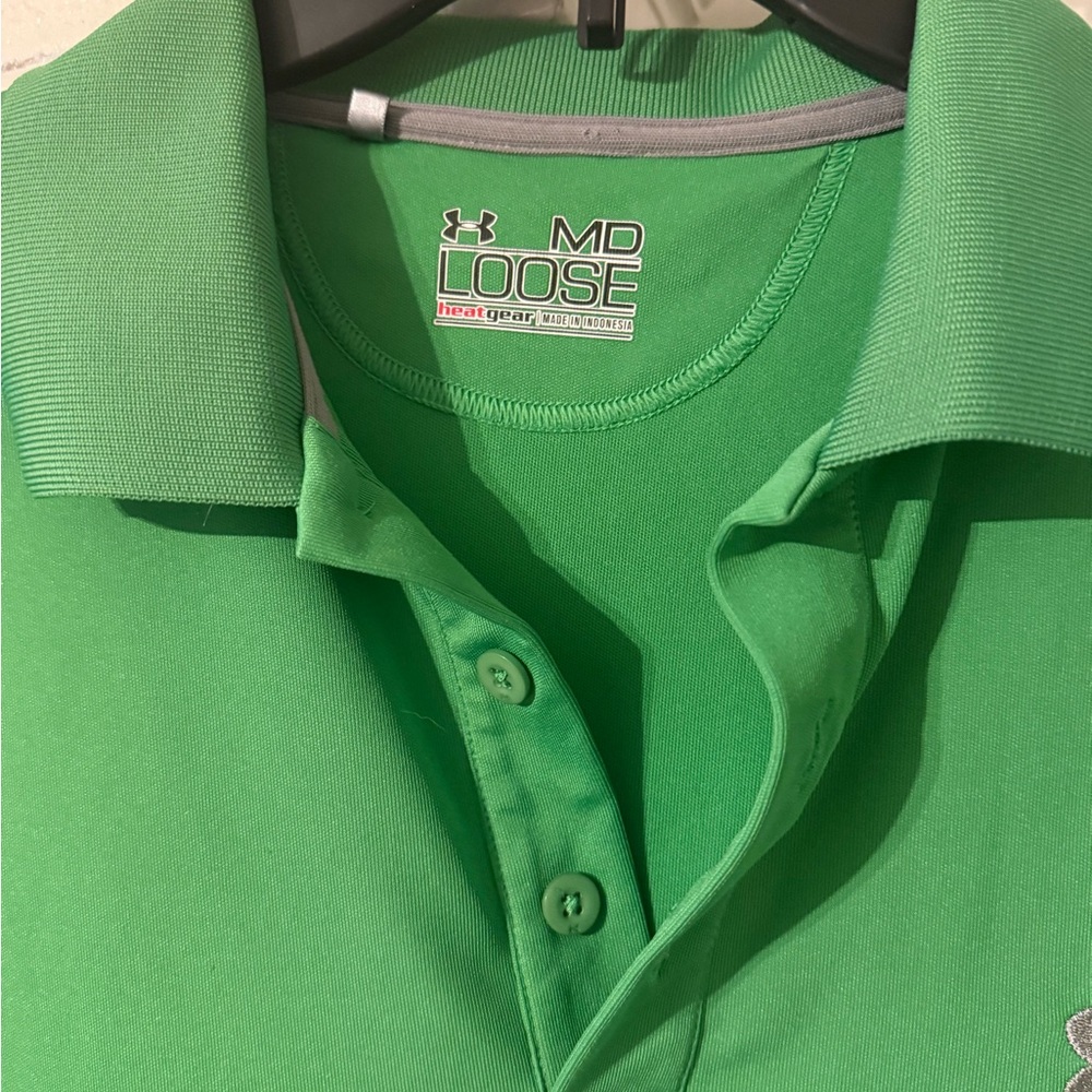 Under Armour Green Polo Shirt